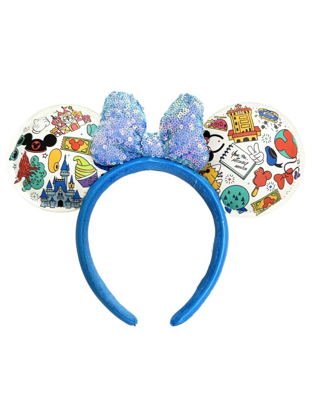 Disney Minnie Mouse Ear Bow Disney Parks 
 Headband